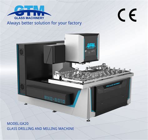 Gk20 CNC Glass Milling & Drilling Machine for Shower Door 